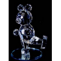 Optic Crystal Bear Skating Figurine